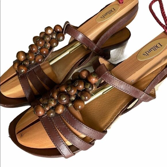 Nurture Brown Sandals, Size 7 - Picture 5 of 8